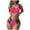 Hot Pink, variant on Hipattires Black Swimsuits Women with Molded Cups Two Piece Solid Bikini Sets Under $10 Athletic Swimwear Summer Bathing Suits