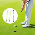 thumbnail image 4 of Bâtons d'Alignement de Golf Tiges de Pratique de Golf Putter Outils d'Entraînement Orange, 4 of 5