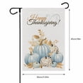 thumbnail image 3 of Thanksgiving Garden Flags 12x18 Double Sided, Fall Autumn Outdoor Decorations, Pumpkin Maple Leaf Welcome Yard Flags for Porch Lawn Outside Decor, 30x45cm, 3 of 8