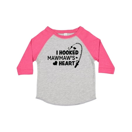 

Inktastic I Hooked Mawmaw s Heart with Fishing Rod Boys or Girls Toddler T-Shirt