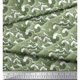 thumbnail image 3 of Soimoi Tissu Popeline de Coton Imprimé Vagues 1 Yard 42 Pouces de Large, 3 of 5