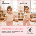 thumbnail image 5 of Ourlife Digital Camera for Kids, 4K 48MP Point and Shoot Camera with 2.0" Flip Screen, 18X Digital Zoom, Anti Shake, 32GB Memory Card, Compact Camera for Teens & Beginners, Pink, 5 of 10