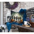 thumbnail image 4 of Zombies Spooky Halloween Fabric Decorative Pillow 18 in x 18 in, 4 of 5