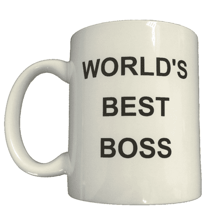 World's Best Boss Coffee Mug Michael Scott The Office TV Steve Carell Gift (Best Gift For Boss Farewell)