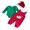 Red, variant on RUINIXCW Baby Boy Christmas Outfits Rompers Letter Embroidery Overalls Pants and Hat