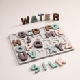thumbnail image 3 of Silicone Alphabet Puzzle Montessori Letter Toy Board For Kids Preschool Educational Learning Alphabet Toys, 3 of 5
