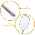 thumbnail image 3 of RENACLIPY 1Pcs Mechanics Inspection Mirror Telescoping for Car Repair and Various Scenarios Silver, 3 of 8