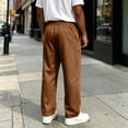 thumbnail image 3 of Baggy Sweatpants for Men Sport Straight Leg Athletic Sweat Pants | Drawstring Gym Running Pants, Cool Casual Streetwear, with Pockets, 5XL, 3 of 4