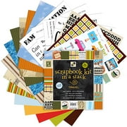 Die Cuts With A View 12X12 Scrapbook Kit In A Stack, Travel