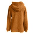 thumbnail image 5 of DHFJKG Womens Fuzzy Zip Up Asymmetrical Hoodie Jacket Irregular Hem Solid Color Long Sleeve Casual Hooded Coat For Fall Winter Versatile Outerwear, 5 of 5