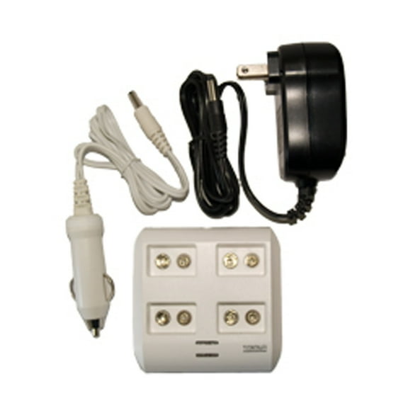 4 Bay 9 Volt Smart Battery Charger