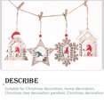 thumbnail image 2 of Decoración de árbol de Navidad, suministros de vacaciones, colgador de puerta, juguete para chico, adornos navideños de tamaño compacto, Kits de decoración para fiestas Forma de estrella Bearachild HA069469-01, 2 of 6