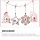 thumbnail image 3 of Billuyoard Decoración del árbol de Navidad Suministros de vacaciones Accesorios para el hogar Colgador de puerta Adornos de Navidad Artesanía Kits de decoración para fiestas Forma de estrella Billuyoard HA069469-01, 3 of 6