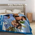 thumbnail image 4 of Personalised Blankets,with 1-12 Photo Collages Blanket,Mom, Lover, Kids, Friends, Birthday, Christmas - Personalised gifts for Women-75x100cm, 4 of 5