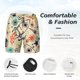 thumbnail image 3 of Fotbe Rockets Traje de Baño para Hombre – Shorts de Natación de Secado Rápido con Forro y Bolsillos-Medium, 3 of 6