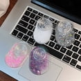 thumbnail image 4 of PEACNNG Magsafe Phone Grip Elegant Liquid Sparkle Design Pop Socket Magnetic and Mess-Free Magsafe Pop Socket White, 4 of 4