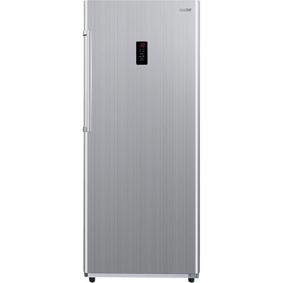 Equator Advanced Appliances 14 cu ft Convertible Freezer Refrigerator - Garage Ready - Stainless Steel -FR1400-Color:Silver