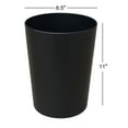 Shop Mainstays Metal Waste Basket, Black Great Prices Await