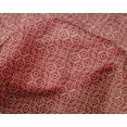 thumbnail image 4 of oneOone Silk Tabby Red Fabric Geometric Bandhani Sewing Craft Projects Fabric Prints By Yard 42 Inch Wide, 4 of 4