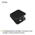 thumbnail image 3 of Uxcell Paper and Bag Clips,10Pack Square Bag Sealers Clamps Snacks Bag Clips,Black, 3 of 5