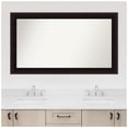 thumbnail image 4 of Amanti Art Custom Wall and Bathroom Mirror (29.75 x 51.75 in.), Portico Espresso Frame, 4 of 7