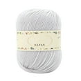 thumbnail image 1 of Lomubue 1 Roll Crochet Yarn Good Toughness Soft Texture Anti-pilling Non-fading Tear-resistant DIY Breathable Scarf Sweater Knitting Yarn for Home, 1 of 10