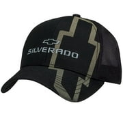 Chevy Silverado Black Twill & Mesh Hat