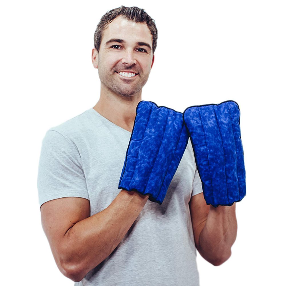 Kozy Collar Microwavable Heating Mittens for Hand and Fingers to