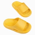 thumbnail image 1 of Ymyiu Pantoufles pour Enfants Pantoufles pour Garçons Pantoufles d'Intérieur Pantoufles de Chambre Chaussures de Maison Souples pour Garçons Taille 11 (Jaune, Petits Enfants 11), 1 of 5