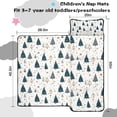 thumbnail image 5 of Blue and Gold Christmas Tree Pattern Toddler Nap Mats for Kids Preschool,50"x20" Sleeping Mat Bag or Kids,Toddler Sleeping Bag,Toddler Nap Mat or Daycare, 5 of 6
