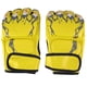 thumbnail image 1 of Guantes de boxeo de piel sintética de medio dedo para entrenamiento y sparring de adultos - Amarillo, 1 of 8