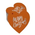 thumbnail image 1 of Inkdotpot Silver Foil Paper Hang Tag Merry Christmas Favor Tag 100 Pieces, 1 of 6