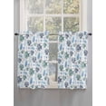 thumbnail image 5 of Blue Teal Coastal Bathroom Window Curtain, Coral Starfish Seaside Summer Beach Light Filtering Coffee Kitchen Curtains, Bedroom Living Room Curtains 2 Panel 84"x54", 5 of 6