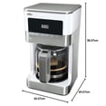 thumbnail image 2 of Braun KF6050WH BrewSense Cafetera de goteo, color blanco, 2 of 7