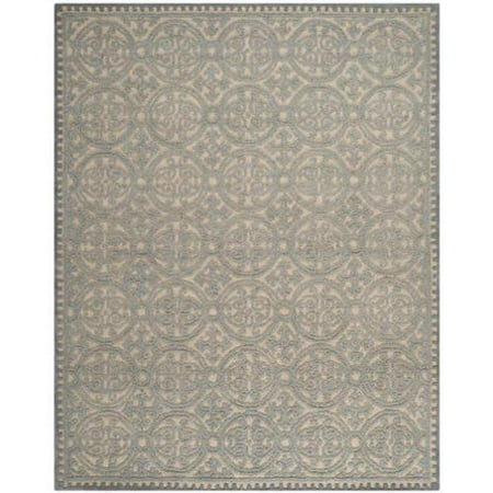 Safavieh Handmade Moroccan Cambridge Dusty Blue/ Cement Wool Rug (11' x 15')