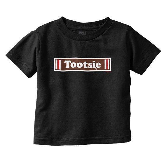 Retro Vintage Candy Logo Tootsie Roll Toddler Boy Girl T Shirt Infant Toddler Brisco Brands 12M