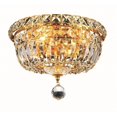 thumbnail image 1 of Elegant Lighting Tranquil 10" 4 Light Spectra Crystal Flush Mount, 1 of 1