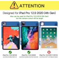 thumbnail image 2 of Case For Ipad Pro 12.9 Inch 2020, Ultra-Thin Smart Cover With Pen Holder, Automatic Sleep / Wake Up, Protective Cover Case For Ipad Pro 12.9 2020 4th Gen - Navy Blue, 2 of 7