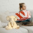 thumbnail image 4 of hirigin Elephant Stuffed Animal Soft Fluffy Stuffed Elephant Plush Toy Gift for Kids Toddler Girls Boys, 4 of 8