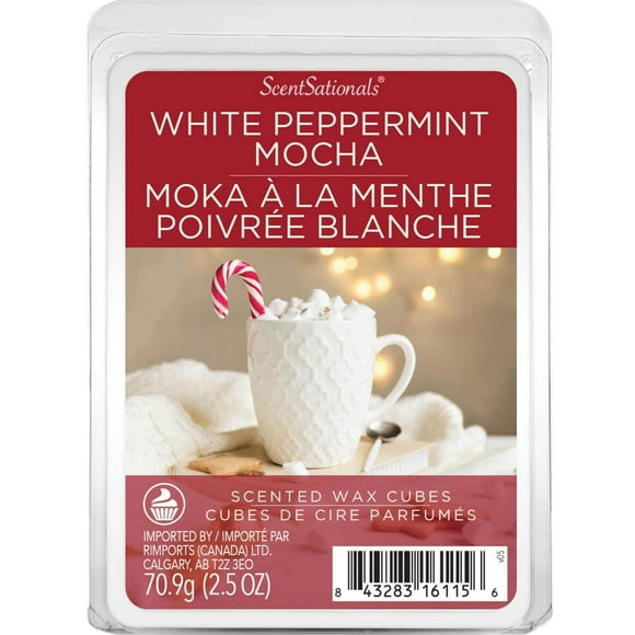 ScentSationals, Scented Wax Cubes - White Peppermint Mocha, 2.5 oz (70.9 g)