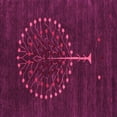 thumbnail image 1 of Ahgly Company Indoor Square Abstract Pink Contemporary Area Rugs, 7' Square, 1 of 4
