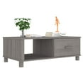 thumbnail image 4 of vidaXL Coffee Table End Table Living Room Side Table HAMAR Solid Wood Pine, 4 of 8