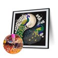 thumbnail image 2 of Pintura de diamante 5D DIY Kit de taladro en forma especial parcial Pavo real Decoración del hogar (2) FLhrweasw Nuevo, 2 of 9