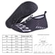 thumbnail image 5 of Zapatos de agua de playa unisex, zapatillas antideslizantes para vadear en la playa (3XL gris) Ehuebsd Para Estrenar, 5 of 9