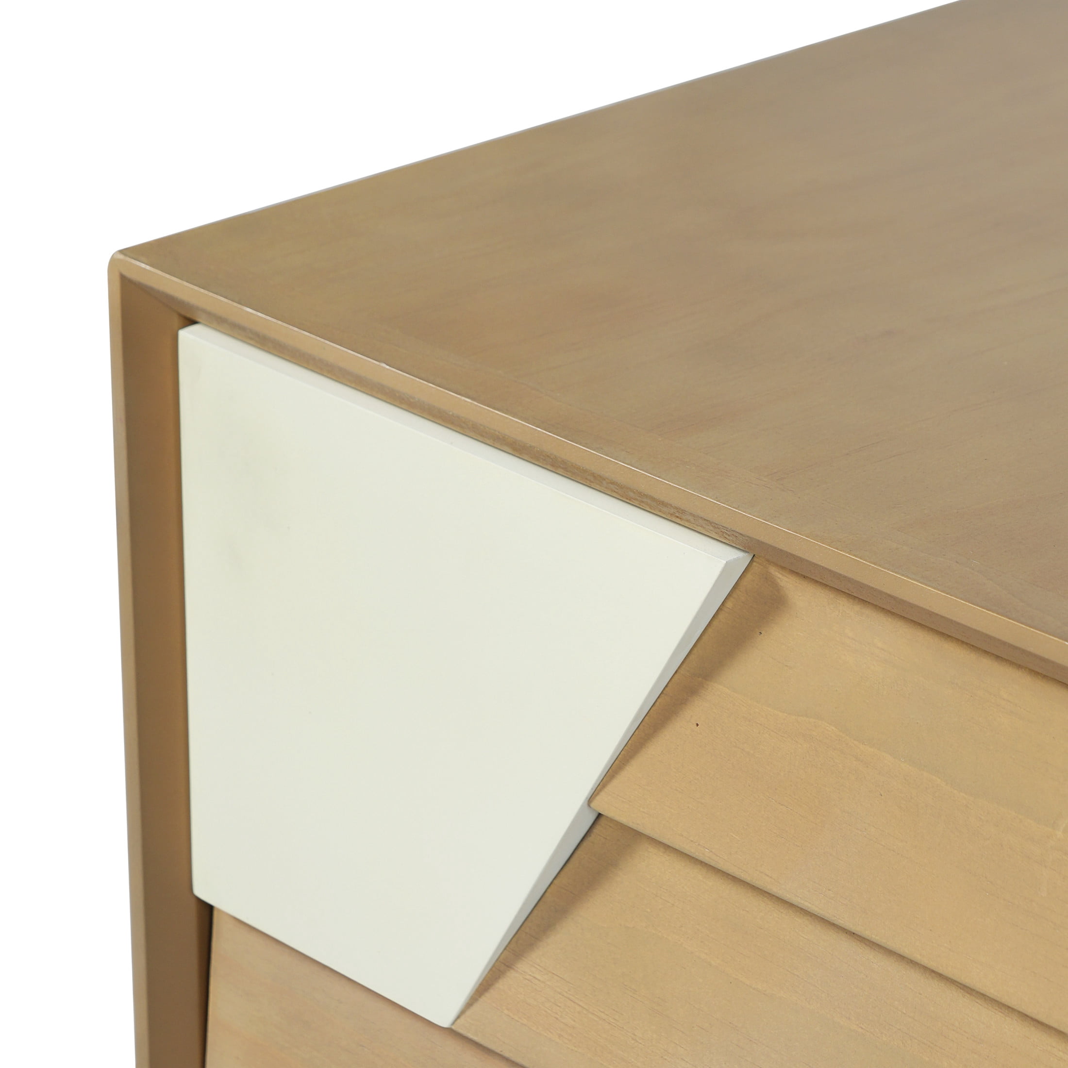 Christopher Knight Home Wooden Nightstand with 2 Drawers, Japandi Style Bedside Table, Natural