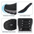thumbnail image 4 of Fittington Men's Hiking Shoes Trekking Trails Outdoor Sneakers Walking Shoes with Arch Support, Reflective Safety Feature, 4 of 10
