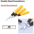 thumbnail image 6 of qiya 2 Sides Double Head Slotted Cross Screwdrivers Remover Repair Tools Hand Tool, 6 of 8