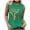 Green, variant on Summer Tank Tops For Women Plus Size Causal Loose Printing Crew Neck Sleeveless Workout Athletic Lightweight Pullover Tops Under $7 Gray M