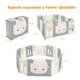 thumbnail image 3 of Costway Parque Plegable para Niños con 14 Paneles Puerta con Cierre de Seguridad y Juguetes Educativos en HDPE y sin BPA 156 x 160 x 64 cm, 3 of 10