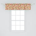 thumbnail image 2 of Ambesonne Tiki Bar Window Valance, Retro Hawaiian, 42" x 12", Multicolor, 2 of 3